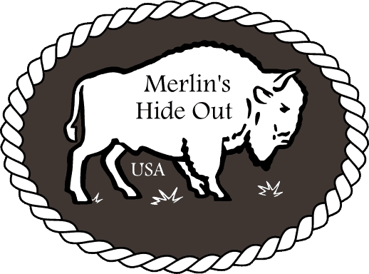 Merlin's Hide Out logo