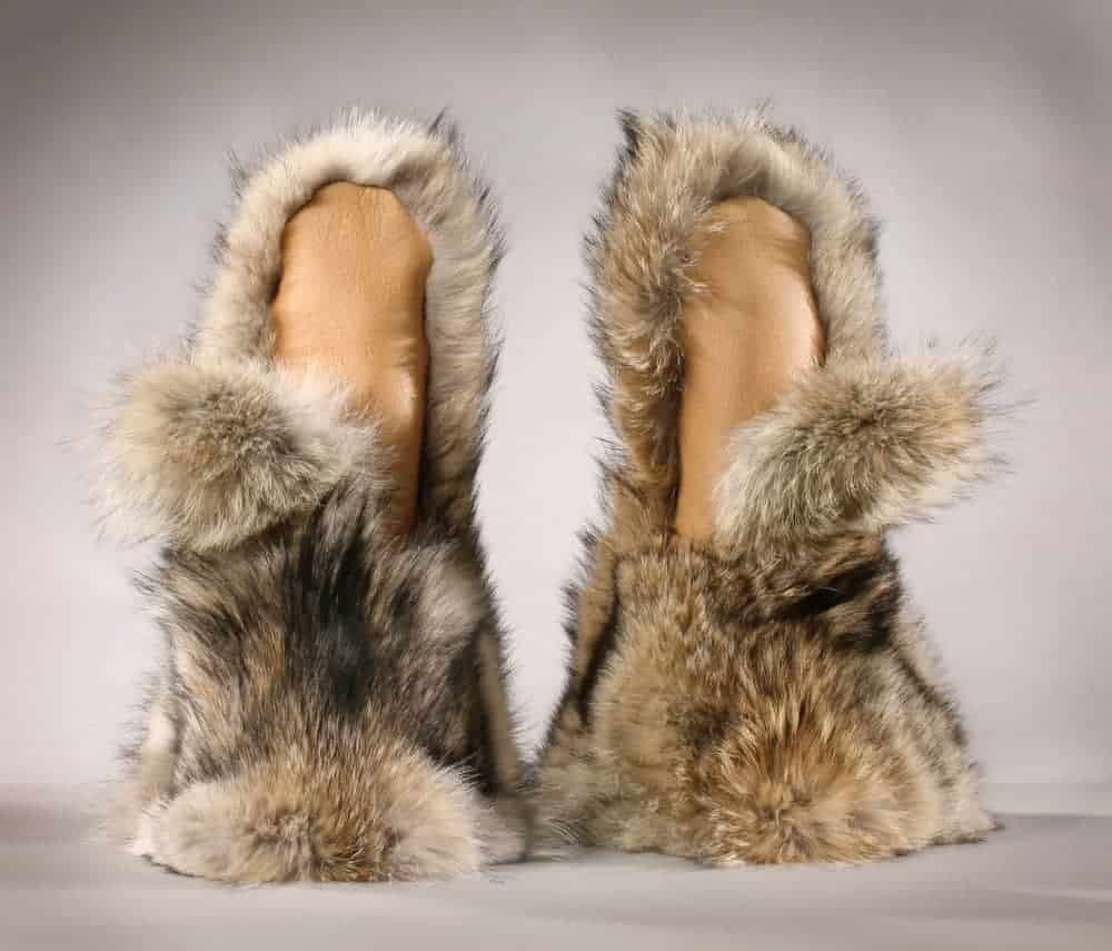 Coyote Fur Mittens proudly offered by 