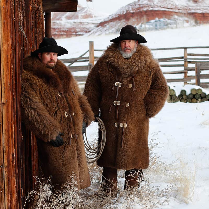 Natural Buffalo Fur Coat - Full-Length Custom Tailored - Handmade