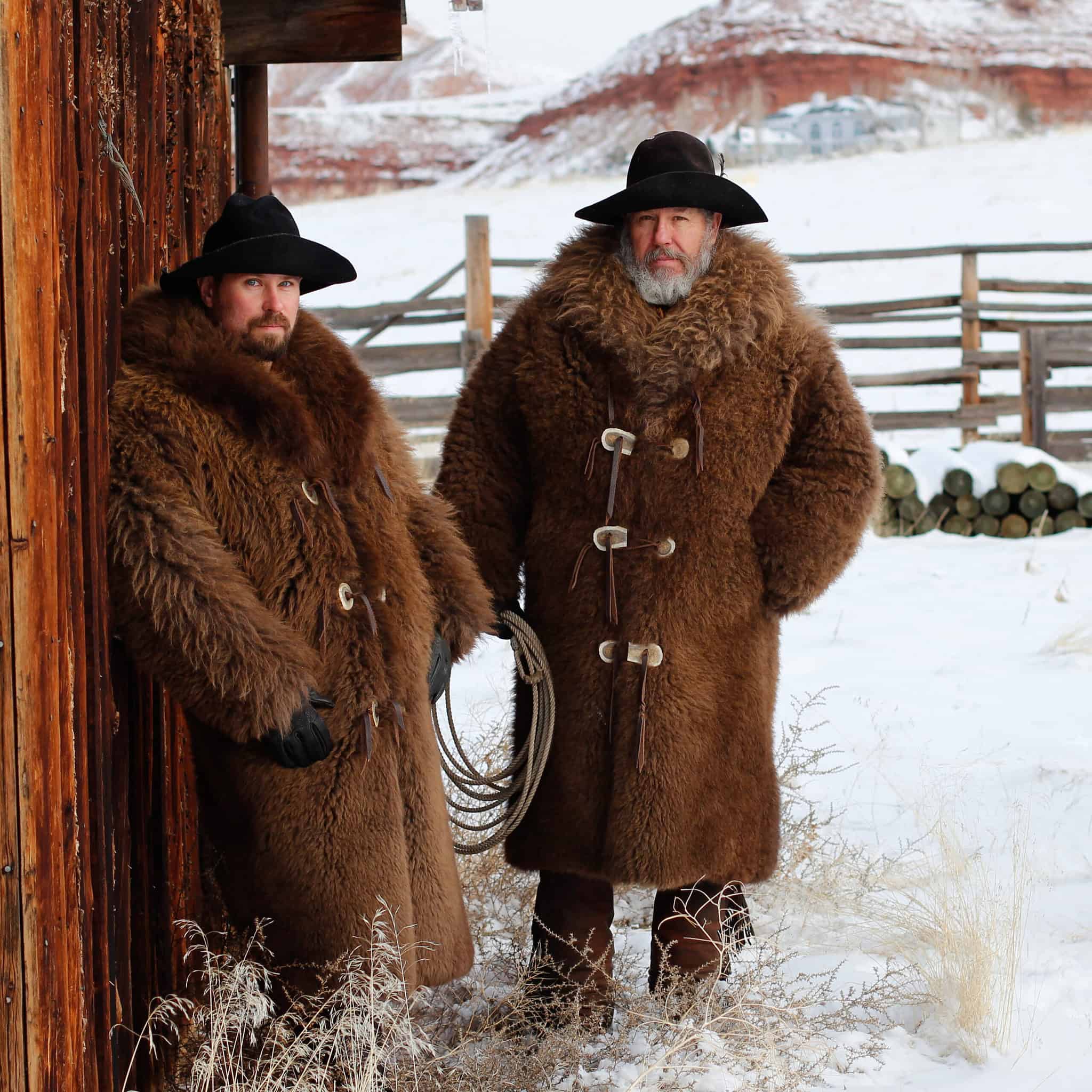 Natural Buffalo Fur Coat - Full-Length Custom Tailored - Handmade ...